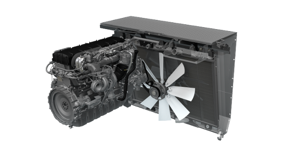 Infographie du moteur de Fendt IDEAL