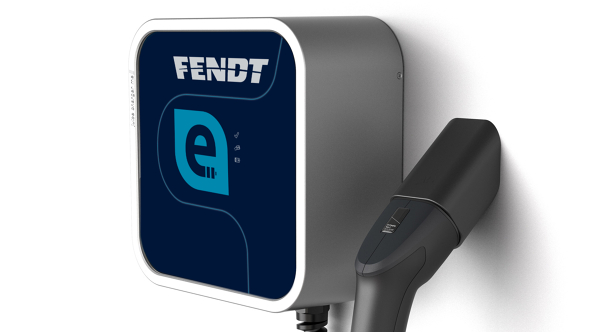 Une Wallbox Fendt avec Supercharger pour recharger le Fendt e100 V Vario