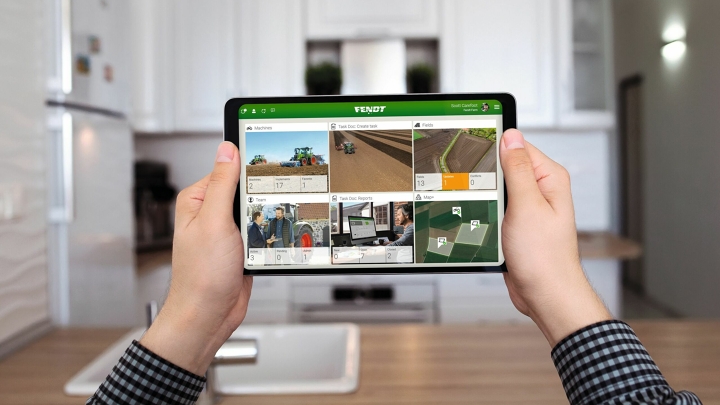 Capture d’écran pour la commande machine avec FendtONE OffBoard