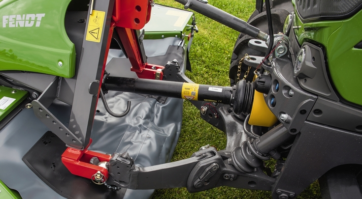 Közeli felvétel a Fendt Cutter FPV-ről.
