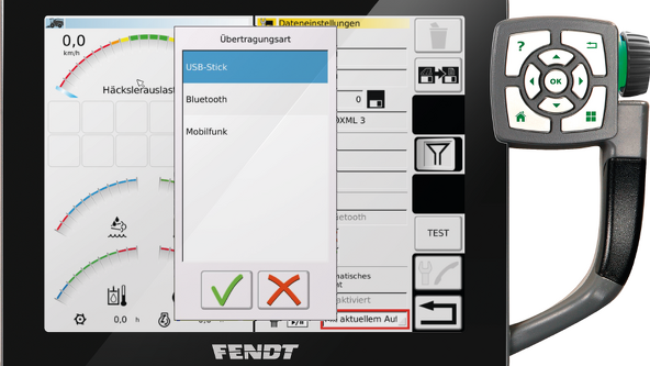 Fendt Katana ISOBUS terminál