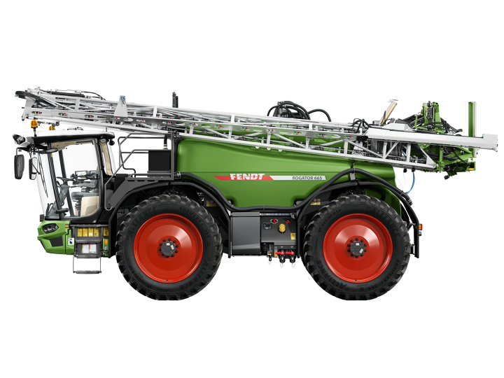 A Fendt Rogator 600 oldalnézete