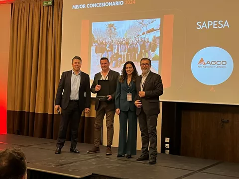 Sapesa received the award for the best AGCO Iberia dealership of 2024