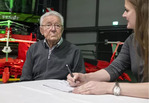 Interview with the oldest guest at the Fendt alumni reunion (Franz Eichinger)
