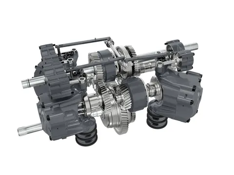 Drawing of Fendt Vario transmission