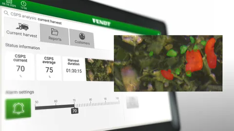 Fendt ForageQualityCam Screen