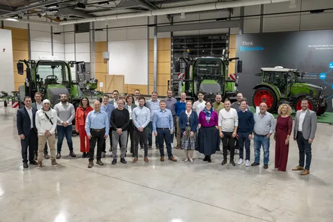 Fendt employees with 10 years of service