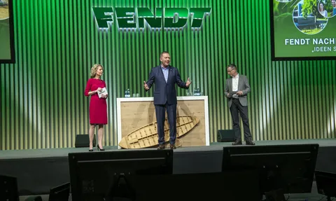 Christoph Gröblinghoff (Chairman of the Fendt Management Board) at the Fendt Sustainability Forum