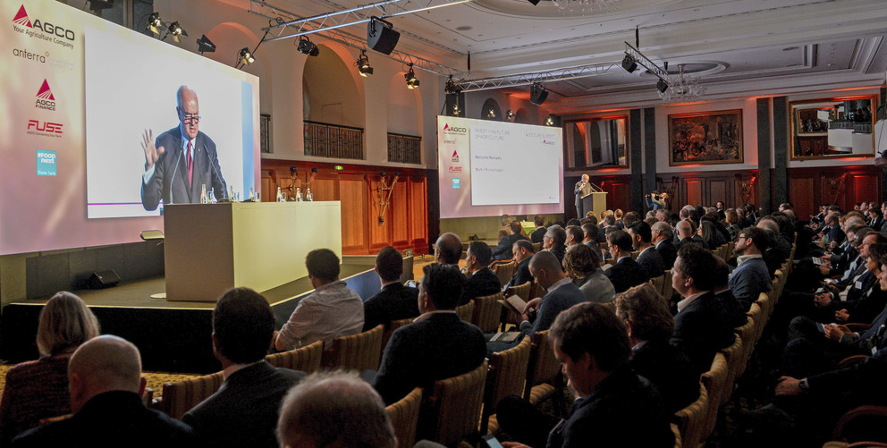 The first AGCO iVenture Summit in Berlin was opened by Prof. Dr. Martin H. Richenhagen, Chairman, President and CEO of AGCO. Visionaries discussed the latest groundbreaking innovations in global farming.