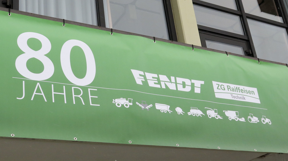 80 years of ZG Raiffeisen and Fendt banner