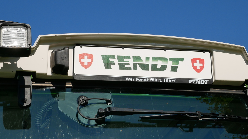 Fendt license plate: Who drives Fendt leads!