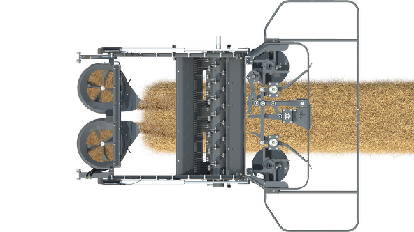 Fendt IDEAL straw distribution