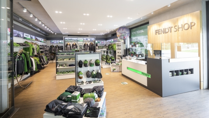 Interior view of the Fendt Shop