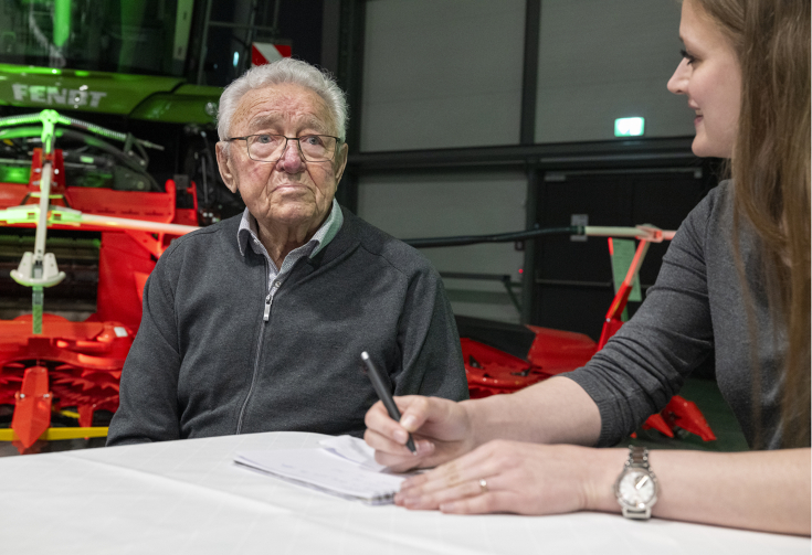 Interview with the oldest guest at the Fendt alumni reunion (Franz Eichinger) Interview with the oldest guest at the Fendt alumni reunion (Franz Eichinger)