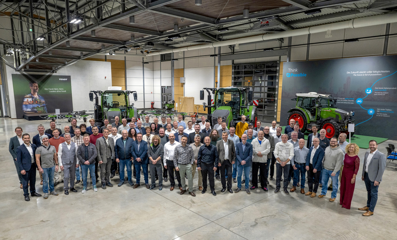 Fendt employees with 25 years of service Fendt employees with 25 years of service