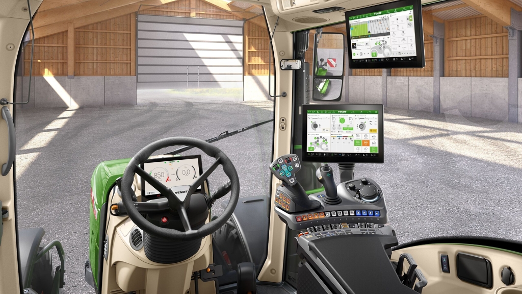 Cab interior view with Profi+ Setting 2 equipment variant