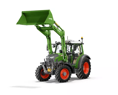 Fendt e107 Vario con caricatore frontale rialzato
