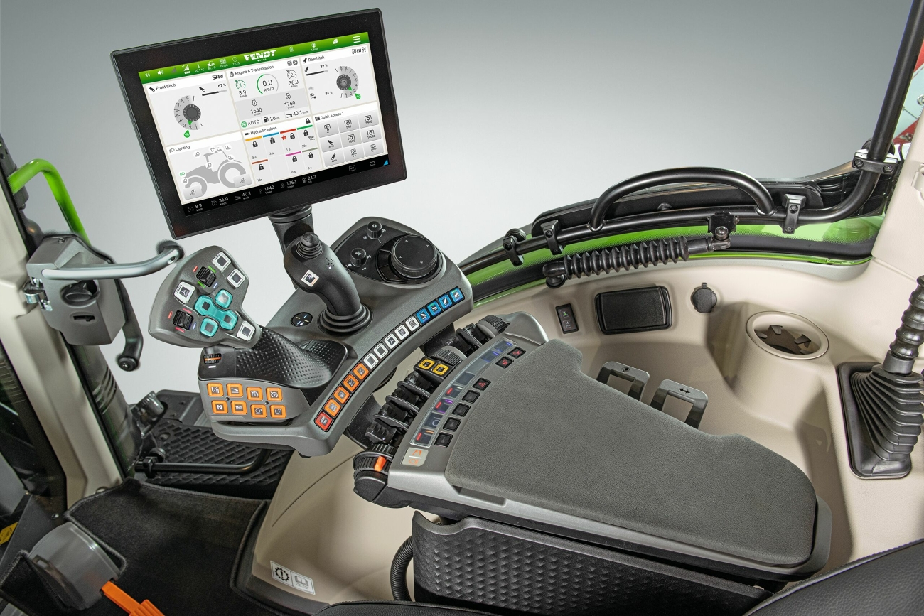 Foto del bracciolo multifunzione Variotronic del Fendt 700 Vario Gen 6