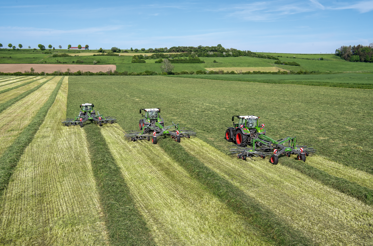 Ranghinatore Fendt Former a due Giranti con andana centrale