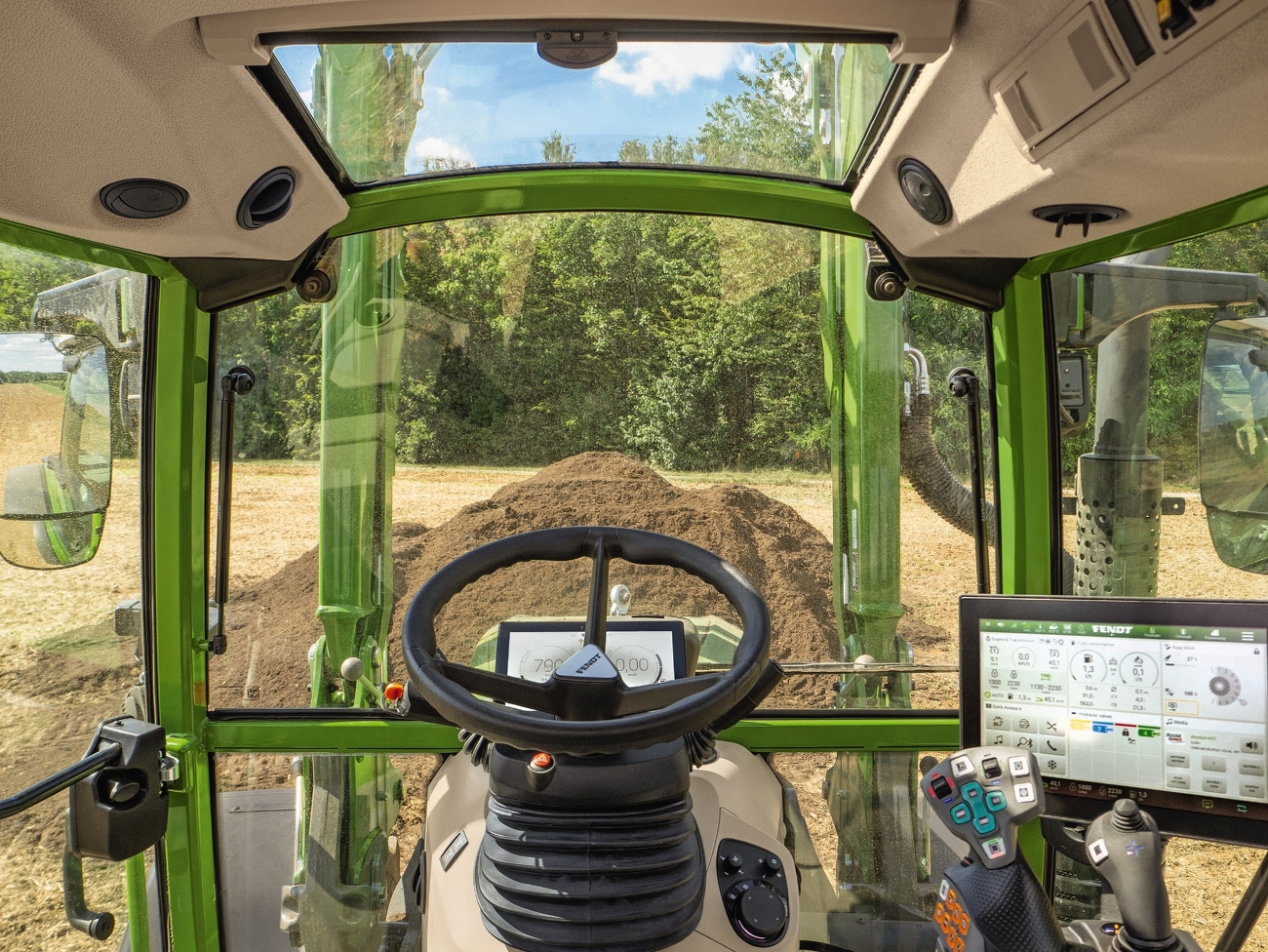 Cabina di guida del Fendt 200 Vario