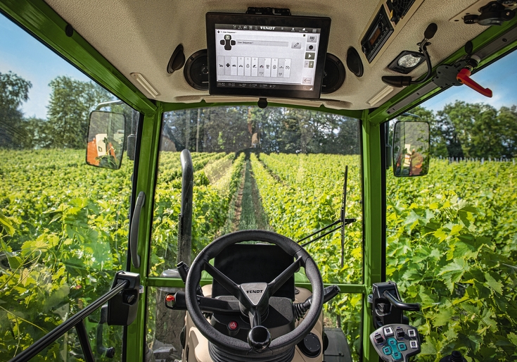 La nuova cabina a quattro montanti del Fendt 200 VFP Vario