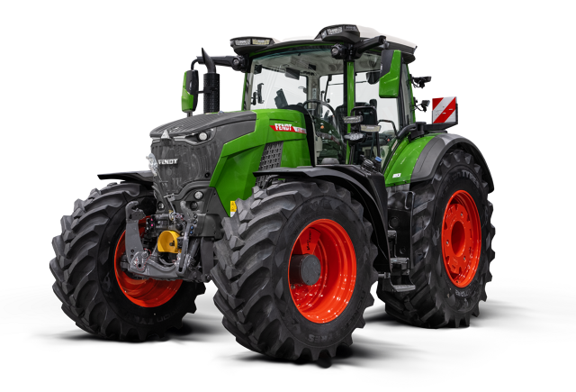 Immagine laterale ritagliata del trattore Fendt 800 Vario