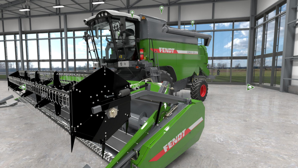 "Fendt Corus 500" Virtual Showroom