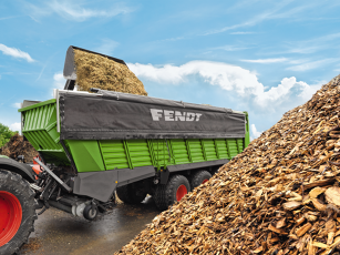 Fendt Tigo medžio drožlės