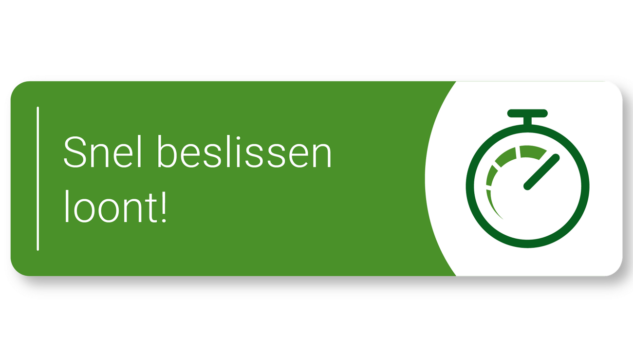 Fendt Early Bird 2025 logo "Snel beslissen loont!"