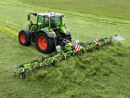 De Fendt-schudder voor snel en schoon drogen van groenvoer