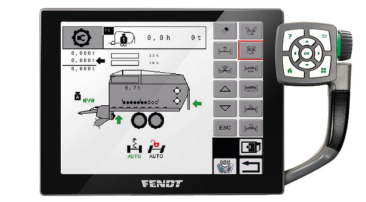 Fendt Vario Terminal startmenu
