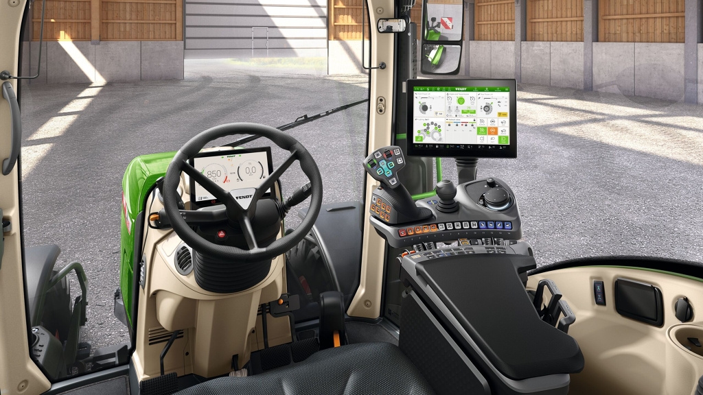 Cabineaanzicht met uitvoering Profi, Setting 1