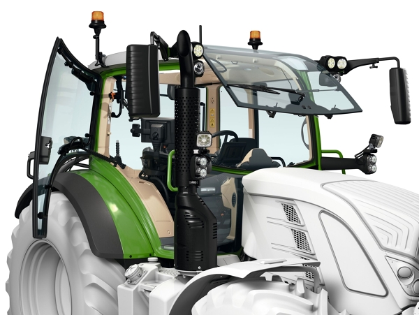 Aanzicht van de panorama-cabine VisioPlus op je Fendt-tractor