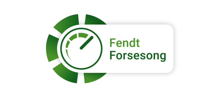 Fendt Forsesong 2026 Grønt Fendt Forsesong-banner med påskriften “Fendt Forsesong”