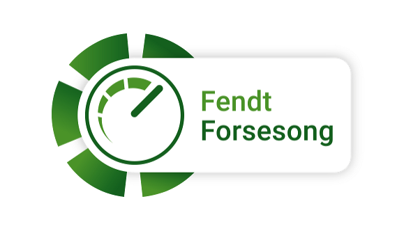 Fendt Forsesong 2026 Grønt Fendt Forsesong-banner med påskriften “Fendt Forsesong”