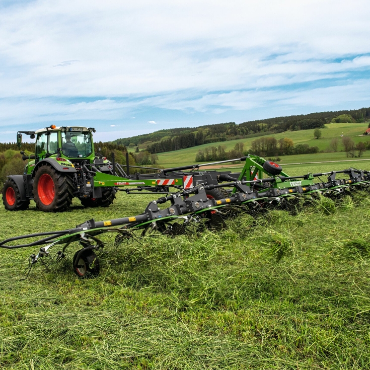 Fendt traktor og Fendt venderive i bruk