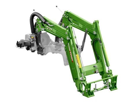 Obraz CGI zielonego ładowacza czołowego Fendt Cargo 4.75 S Compact