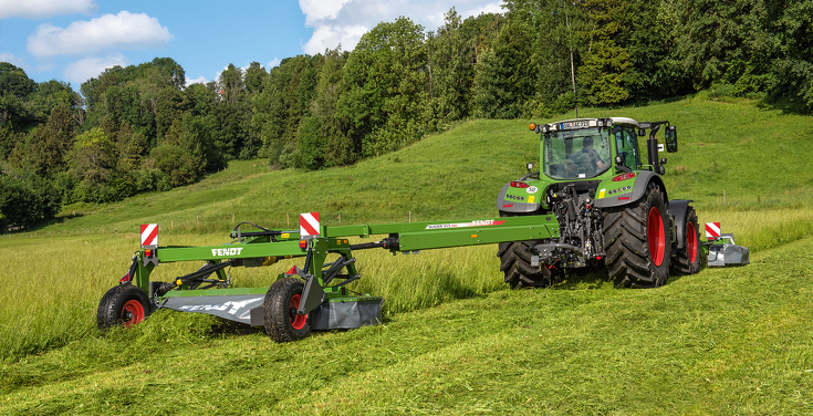 Krajalnica Fendt w użyciu Krajalnica Fendt w użyciu