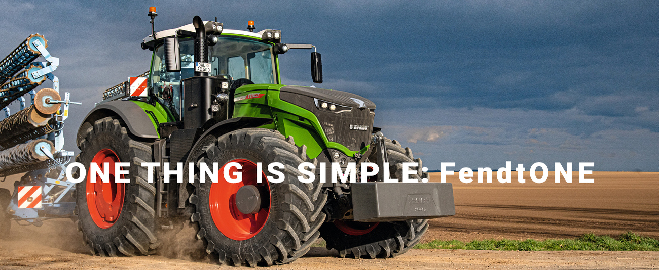 Fendt 1000 Vario pod hasłem "One thing is simple: FendtONE".