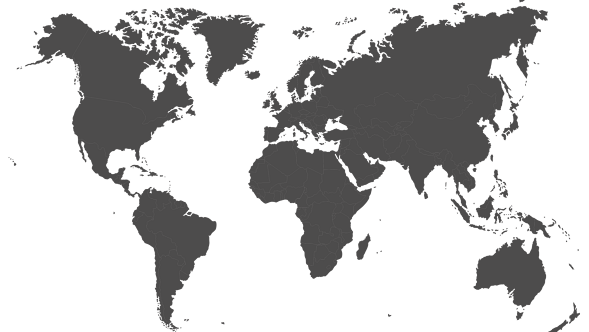 mapa mundial mapa mundial con fondo transparente, en el que los continentes están marcados en gris oscuro