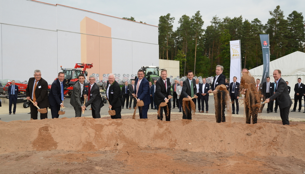 The ceremony for the plant expansion in Feucht