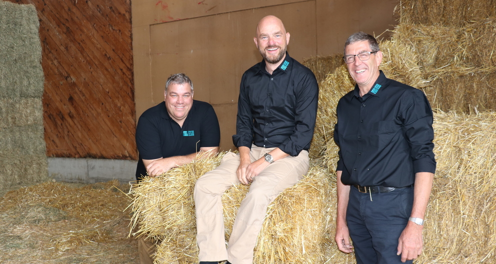 (left to right) Markus Angst (Managing Director of GVS Agrar AG), Morten Schmidt (Commercial Director of FUSE, AGCO Corporation), Martin Huber (Director of BBZ Arenenberg).