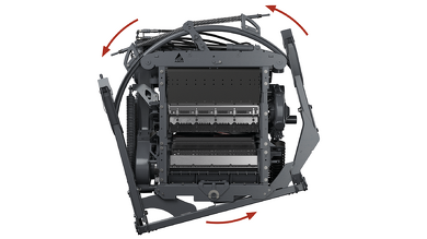 Pendulum frame of the Fendt Katana