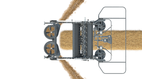 Fendt IDEAL straw distribution
