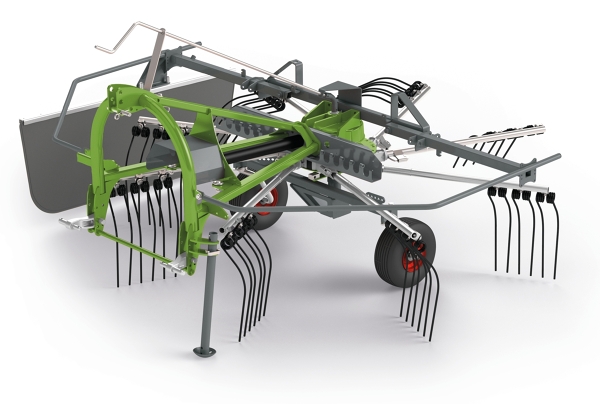 Fendt Former with rigid Alpine three-point attachment CGI Fendt Former with rigid Alpine three-point attachment CGI