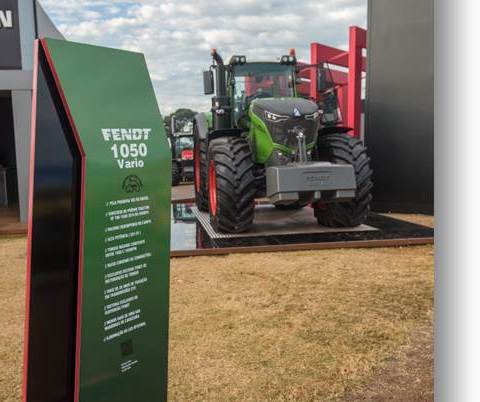 Fendt 1050 Vario in Brazil for the first time.