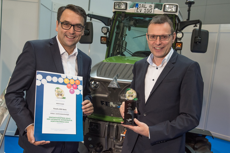 Roland Schmidt (Vice President Marketing at Fendt) and Walter Wagner (Head of Tractor Development at Fendt)