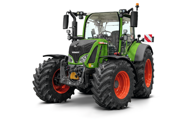 The Fendt 500 Vario as a cropped image.