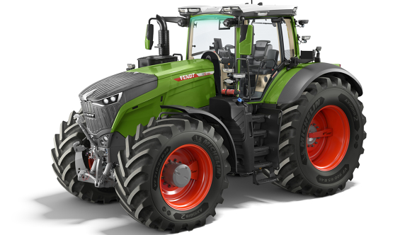 Fendt 1000 Vario Gen4 Tractor with White Background