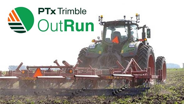 OutRun Autonomous Tractor pulling Tillage implement